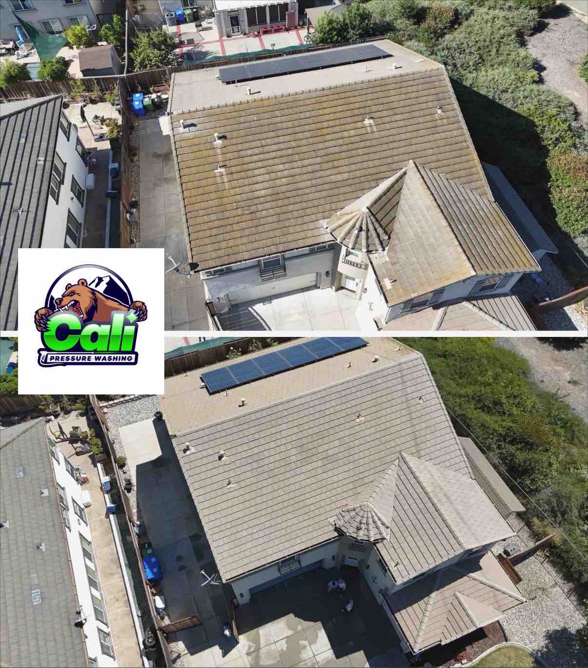 Roof And House Washing With Property Protection